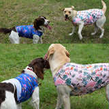 Uadonile Dog Cooling Shirts, Medium Dog ShirtsDog Clothes for Boy Girl Dogs, Dogs Cooling T-Shirts for Pug, Pitbulls, Dog Summer Shirts Hawaiian, M, 2 Pcs