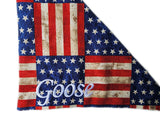 Personalized Dog-Flag-4th of July-Red/Patriotic Personalized Dog Bandana, Triangle Bibs Kerchief, Stars Stripes Dog Bandana/American Flag USA/in Loving Memory