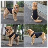 2018 Pet Clothes Dog Clothing Blank T-Shirt Tanks Top Vests for Small Middle Large Size Dogs 100% Cotton Dog Summer Vest Classic (XXXXL, Black)