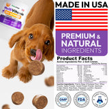 Dog Multivitamin Chewable - Dog Vitamins and Supplements with Glucosamine - 170 Chews - Hip & Joint, Pet Immune Support, Skin & Coat, Gut & Heart Health - Senior & Puppy Multivitamin Pet Supplement
