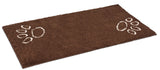 BIRDROCK HOME Chenille Dog Doormat - Absorbent Surface to Keep Floors Clean, Non-Skid Bottom for Safety, Ultra-Soft & Durable, Ideal for Pets, Protects Floors from Dirt - 60 x 30, Brown