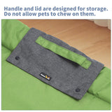 KHONSU PET Foldable Dog Mat Portable for Travel Camping Place Mat Waterproof Outdoor Dog Pad Washable (Small Sized up to 25 lbs)