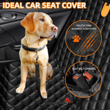 LEHNI Dog Car Seat Cover for Back Seat - Waterproof and Scratchproof Back Seat Cover for Dogs Nonslip Car Seat Cover for Dogs Fits for Cars and SUVs