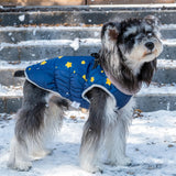 CuteBone Waterproof Thick Dog Winter Coat Doggie Jacket Warm Pet Clothes Comfortable Puffer Dog Vest for Small Medium Large Dogs with Harness Hole YRFN21L