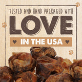 Mighty Paw Naturals Dog Bones - Cow Knee Caps & Knuckle Bones for Dogs (8 Pack) | 100% Natural Beef Knee Caps, Meaty Pet Treat