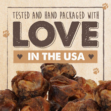 Load image into Gallery viewer, Mighty Paw Naturals Dog Bones - Cow Knee Caps &amp; Knuckle Bones for Dogs (8 Pack) | 100% Natural Beef Knee Caps, Meaty Pet Treat
