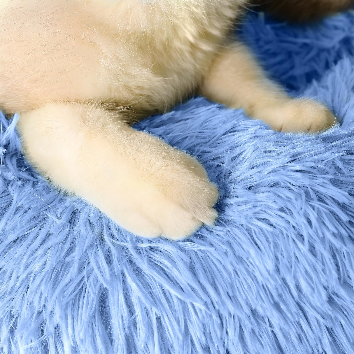 WESTERN HOME WH Calming Dog Bed & Cat Bed, Anti-Anxiety Donut Dog Cuddler Bed, Warming Cozy Soft Dog Round Bed, Dog Cat Cushion Bed for Small Medium Dogs and Cats