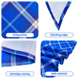 JpGdn 200PCS Dog Bandanas Plaid for Large XL XXL Breed Dogs Bulk Big Dog Bandanas Kerchief Washable Stitching Edge Selvedge Sewing Triangle Bibs Head Scarves Scarfs for Grooming Accessories