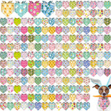 Chicingyou 180 Pack Easter Dog Bandana Bulk, Easter Bandanas for Dog, Washable Adjustable Pet Triangle Scarf Bib Holiday Costumes for Small Medium Large Puppy Holiday Accessories Party Gifts