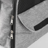 Pet Carrier Bag for Small Medium Cats Dogs Puppies up to 26 Lbs,Steel Frame Dog Carrier,pricacy-Oriented cat Carrier,Collapsible pet Carrier for Easy Storage (Grey, Small: 16.1"X10.6"X10.2")