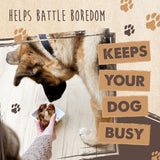 Mighty Paw Naturals Dog Bones - Cow Knee Caps & Knuckle Bones for Dogs (8 Pack) | 100% Natural Beef Knee Caps, Meaty Pet Treat