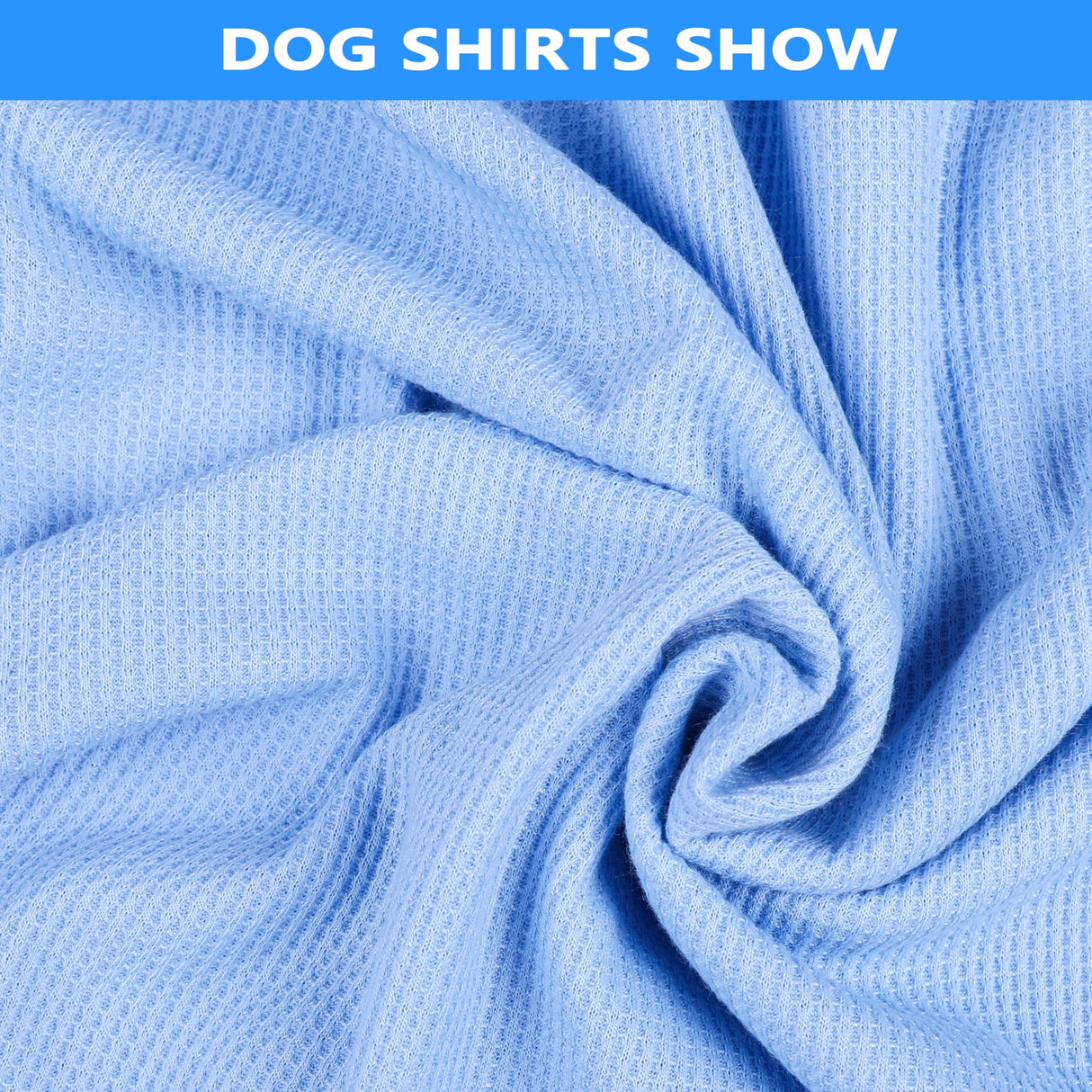 2 Pack Dog Shirt Vest Dog Clothes for Small Dogs Summer Waffle Puppy T-Shirts Soft Sleeveless Pet Clothes Lightweight Medium Large Doggy Outfit Cat Clothing (Blue+Grey, XX-Large)