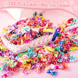 Reginary 300 Pack Dog Bows Grooming Cute Dog Hair Bows Girl with Rubber Bands Small Puppy Bowknots Colorful Hair Accessories for Puppies Pets Gift