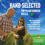 Small Pet Select 2nd Cutting Perfect Blend Timothy Hay Pet Food for Rabbits, Guinea Pigs, Chinchillas and Other Small Animals, Premium Natural Hay Grown in The US, 20 LB