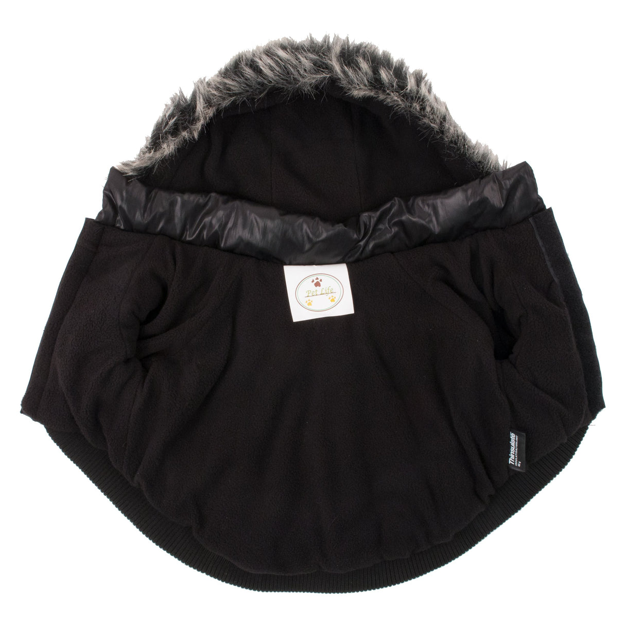 Pet Life ® Classic Metallic Fashion Winter Pet Dog Coat Jacket Parka with 3M Insulation and Removable Hood