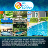 U.S. Pool Supply Above Ground Pool Hose Replacement 1.5" Diameter x 20" Long, Pack of 2 - Compatible with Intex Pool Filter Pump Hoses, Sand Filters, Saltwater Systems with 1,500 to 2,500 GPH