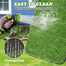 Load image into Gallery viewer, Artificial Grass Mat, Dog Grass Pee Pads, Fake Grass Pad for Pets Potty Training, Soft Grass Rug, Grass Doormat with Drainage Holes, Pet Turf for Indoor Outdoor Use, Washable(15.7''*31.5'')
