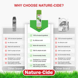Nature-Cide Aerosol Can. All Natural Roach Killer, Spider, Mosquito and Ant Spray to Keep Your Home Safe. Kills on Contact. No Strong Odor.