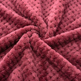 Ruby Red Pet Blanket - Warm Soft Fuzzy Blankets for Puppy, Kitten, Small, Medium, Large Dogs & Cats - Plush Fleece Throws for Bed, Couch, Sofa, Travel (L/40" x 48")