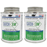 Catch EM' Sticky Coating 8oz Brush on Insect Trap Coating, Brush Cap, 2 Pack