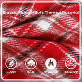 Dog Dress for Small Dogs, Winter Cute Warm Fleece Dog Sweater Dresses for Small Dogs Girl, Chihuahua Yorkie Soft Pet Doggie Coat Clothing Flanne Lining Cat Apparel (Red Plaid, XX-Small)