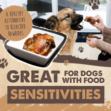 Load image into Gallery viewer, Mighty Paw Naturals Dog Bones - Cow Knee Caps &amp; Knuckle Bones for Dogs (8 Pack) | 100% Natural Beef Knee Caps, Meaty Pet Treat
