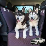 DOGGO Selection Back Seat Pet Cover for Dogs, Premium Dog Hammock for Car with Hard Bottom | XL, Waterproof & Washable | Dog Car Seat Cover for Large | Fits Large SUV, Trucks (Brown)