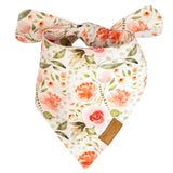 Remy+Roo Small Spring Bandanas - 4 Pack Rubi Set | Premium Durable Adjustable Polyester Fabric | Patented Shape Girl Dog Bandana, Floral Dog Bandana