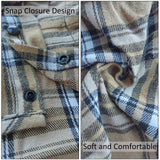 Plaid Dog Shirt,Soft Casual Pet Shirt Clothes, Dog Cotton Shirt with Bow Tie for Wedding,Christmas Costumes (Dark Khaki, XX-Large)