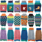 Dog Sweater Knitted Fashion Warm Soft Winter Clothes for Small Large Pet Cat Puppy (XS: Length - 10", Bunny)