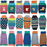 Dog Sweater Knitted Fashion Warm Soft Winter Clothes for Small Large Pet Cat Puppy (XS: Length - 10", Bunny)