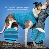 Kurgo Core Dog Sweater, Knit Dog Sweater With Fleece Lining, Cold Weather Pet Jacket, Zipper Opening for Harness, Adjustable Neck, Year-Round Sweater for Small Dogs (Heather Violet, X-Small)