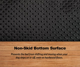 MidWest Homes for Pets Small QuietTime Deluxe Gray Ombré Swirl Plush Pet Bed, Machine Washable, Non-Skid Bottom, Soft Crate Mat for 24-inch Crates