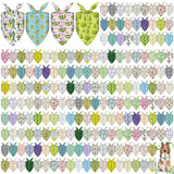Cresue 200 Pcs Spring Dog Bandanas Bulk Floral Pet Scarves Fresh Adjustable Bibs for X-M-L Dogs Washable Seasonal Puppy Kerchief for Groomers Shelters