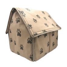 Load image into Gallery viewer, Detachable Folding Small Footprints Pet House Pet Dog Mat Portable Dog Footprint House  Warm And Comfortable
