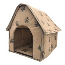 Load image into Gallery viewer, Detachable Folding Small Footprints Pet House Pet Dog Mat Portable Dog Footprint House  Warm And Comfortable
