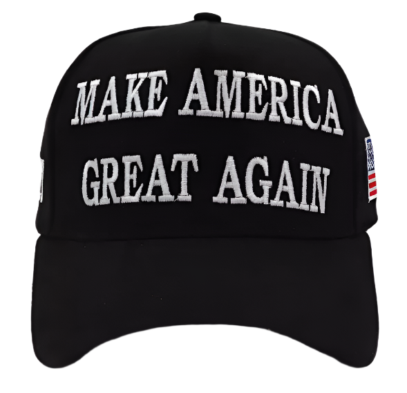 Trump 2024 MAGA Black Hat 45-47 Baseball Cap Make America Great Again One Size