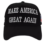 Trump 2024 MAGA Black Hat 45-47 Baseball Cap Make America Great Again One Size