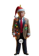 Donald Trump Christmas Hat Theme Ornament. Perfect for your Christmas Tree!