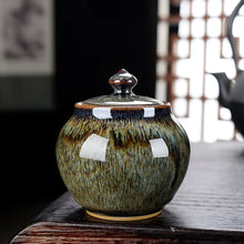 Load image into Gallery viewer, Urn pet death home burial cinerary ashes memorial cat dog paradise animal put at home coffin ceramic cremation
