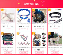 Load image into Gallery viewer, Dog Collar Welded Link Chain Pet Non-slip Pinch Adjustable Large Size Training Accessories Collars For Big Dogs

