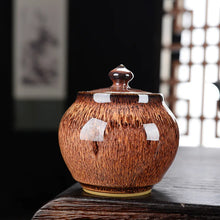 Load image into Gallery viewer, Urn pet death home burial cinerary ashes memorial cat dog paradise animal put at home coffin ceramic cremation
