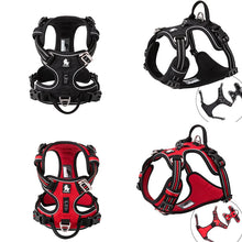 Load image into Gallery viewer, Truelove Pet Reflective Nylon Dog Harness No Pull Adjustable Medium Large Naughty Dog Vest Safety Vehicular Lead Walking Running

