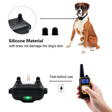 Load image into Gallery viewer, Electric Dog Training Collar Waterproof Dog Bark Collar Pet With Remote Control Rechargeable Anti Barking Device All Size Dogs
