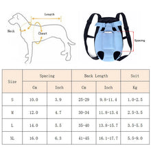 Load image into Gallery viewer, Denim Pet Dog Backpack Outdoor Travel Dog Cat Carrier Bag for Small Dogs Puppy Kedi Carring Bags Pets Products Trasportino Cane
