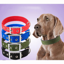 Load image into Gallery viewer, Solid Dog Collars  Nylon Dog Collar For Small Medium Large Dogs Teddy Keji Pitbull Bulldog Beagle

