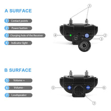 Load image into Gallery viewer, 2km Dog Training Collar With Walkie-Talkie Rechargeable Dog Shock Vibration Beep Waterproof Training Collars for large small dog
