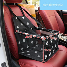 Load image into Gallery viewer, Pet Dog Car Carrier Seat Bag Waterproof Basket Folding Hammock Pet Carriers Bag For Small Cat Dogs Safety Travelling Mesh
