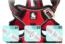 Load image into Gallery viewer, Truelove Pet Reflective Nylon Dog Harness No Pull Adjustable Medium Large Naughty Dog Vest Safety Vehicular Lead Walking Running
