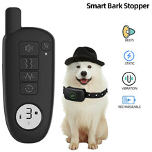Load image into Gallery viewer, Electric Dog Training Collar Shock Vibration Sound Waterproof Dogs Anti Barking Collar for All Size Pet Training Tool ﻿
